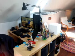Expedit Desk Landscape Conversion