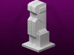 GreebleCity Cyberpunk: Server Building