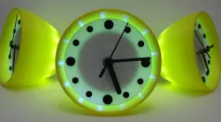 Illuminated clock