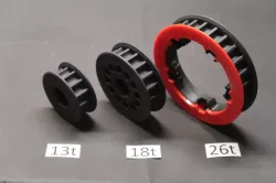 Infento 13 and 18 teeth belt sprocket