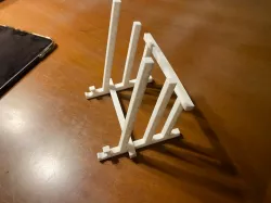 iPad support - slots for iPad, keyboard, trackpad and pen