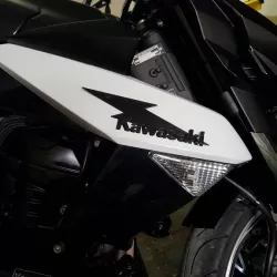 Kawasaki z1000 cover logo left and right