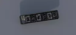 keychain QWERTY