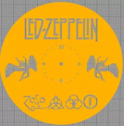 Led Zeppelin clock