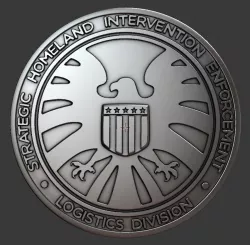 Marvel shield badge