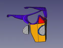 Mascara y gafas en uno 