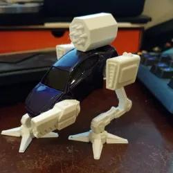 Mech walker legs for kitbash conversion of gaslands dark future auto kill