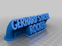 My Customized Sweeping 2-line name platgerhard rofkse (text)