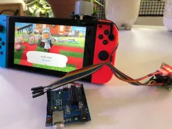 Nintendo Switch Button Presser