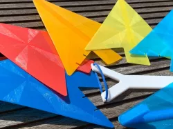 Plane with rubber flip / Flieger mit Gummiflitsche
