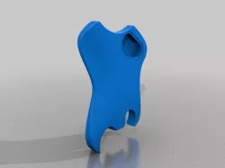 Playable 3d mostly printed 6 string electric guitar