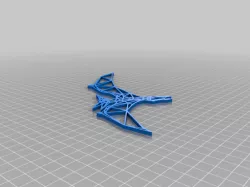 Pterodactyl Geometric 2D Wall Art