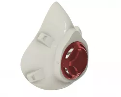 Remix face mask with bigger filter (-COVID-19-Easy-to-print)