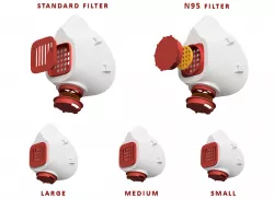 Respiratory mask with valve [with Fusion 360 source]