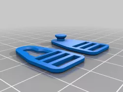 Simple face mask buckle