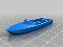 Simple Speed Boat Model