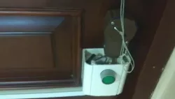 Steppermotor driven door keylock / keyunlock