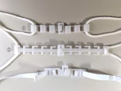 strap adjuster for facemask