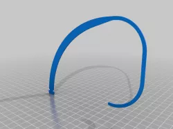 Straps and clips for printable mask