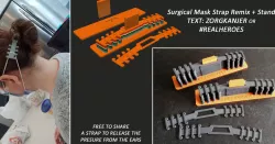 Surgical Mask Strap Remix + Stand