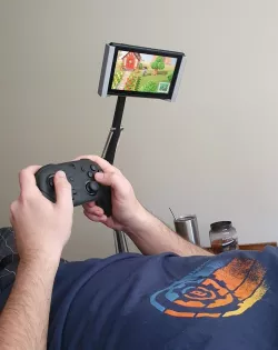 Switch holder for Ikea Tertial lamp arm