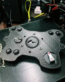 T300 GTE Blackout Mod (Thrustmaster buttons/logo)