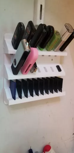 USB SD wall mount holder