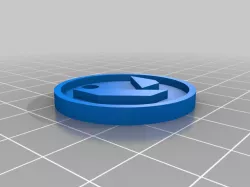 Valorant logo key chain 