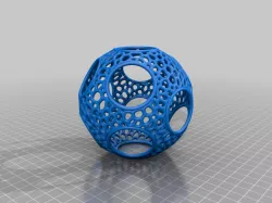 Voronoi Rhombic Dodecahedron Sphere
