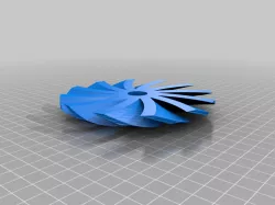 x12My Customized OpenSCAD Turbine Propeller Generator