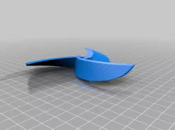 x1My Customized OpenSCAD Turbine Propeller Generator