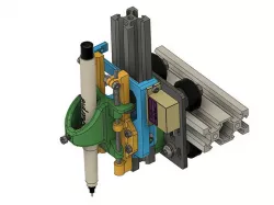Z-axis servo/Stepper motor Pen Plotter mount for V-Slot