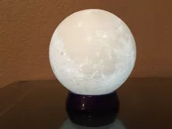 Base for 3D printed moon light