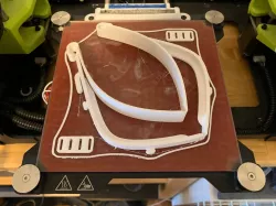 Budmen Face Shield V2 - tweaked for small printers - folding