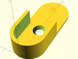 closet rod support - supporto asta armadio