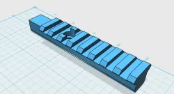 Compact Picatinny Handle Rail for M4A1