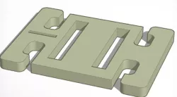 Corona Virus Rubber Band Joining Bracket for Mask Attachment