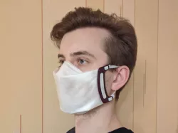 Coronavirus face mask clip / frame (no sew)
