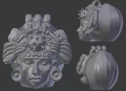 COVID-19 Priestess Aztec Screaming Whistle