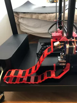 CR-10S Pro v2 cable chain with 90 degree brackets
