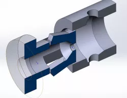 Distance clamp pin