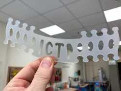 Ear saver (a space-saving shape, for laser cutter)