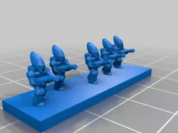 Eldar Guardian (Epic 40K - 6mm scale) 