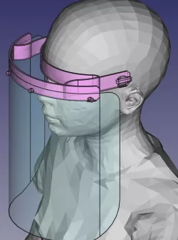 Face shield, Prusa specs
