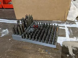 Fastener Bit Holder and Organizer