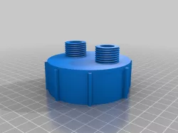 Fitting 2inch to 2x 1/2 inch