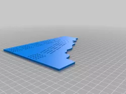 Four Person Cribbage Board in the Shape of Tennessee