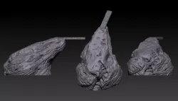 Frog rock bridge for tabletop gaming