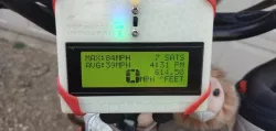 GPS Speedometer with MAX and AVG speed