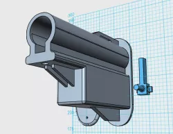 Lancer Tactical M4 Stock for AEG - Rear Battery
